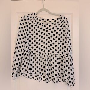 Loft peplum blouse